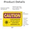 Signmission Radiation & Laser Sign, 7 in H x 10 in W, Vinyl Decal, Rectangle OS-2PACK-CR-D-710-L-10146 - alternate 2